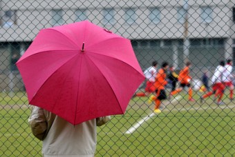 genitori tifosi, calcio bambini