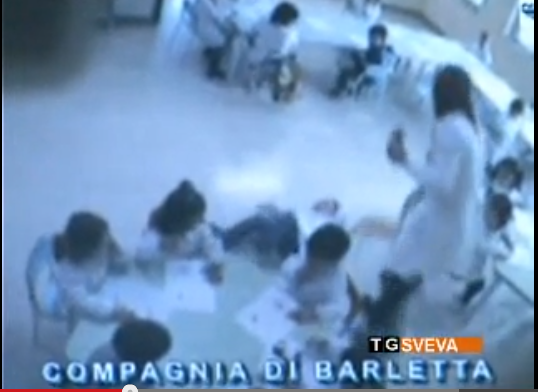 Bimbi trattati come sacchi di patate e schiaffeggiati: arrestata maestra d'asilo a Barletta