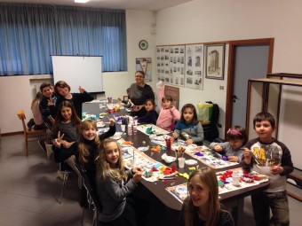 un momento del laboratorio di domenica scorsa (7 dicembre) insieme a Guendalina Salvigni