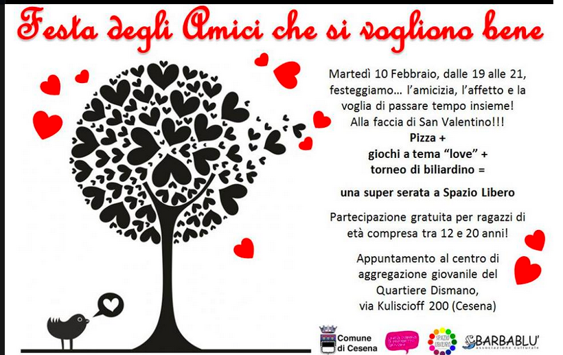 San Valentino? No, la festa degli amici che si vogliono bene