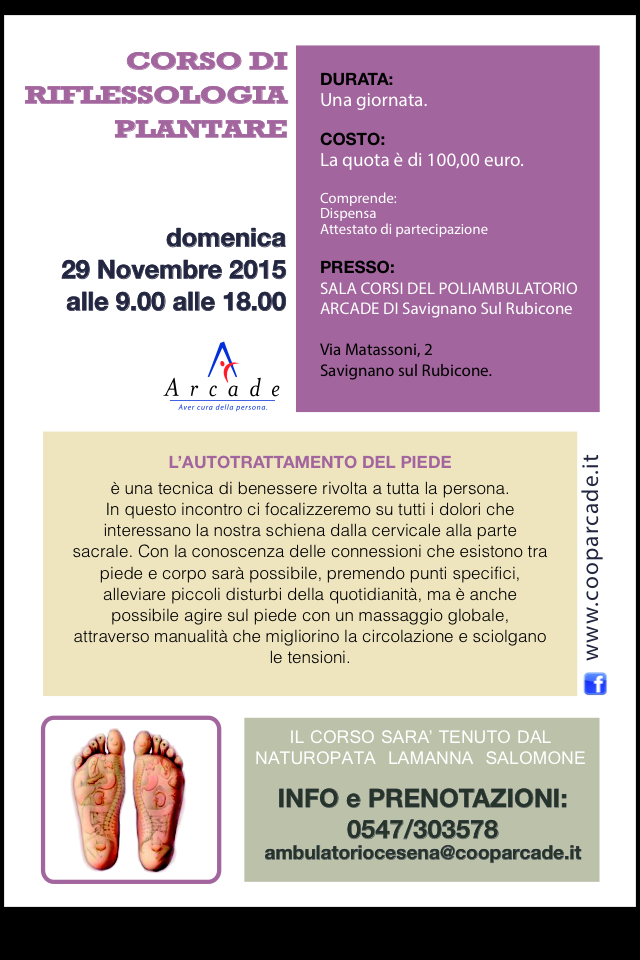 corso riflessologia