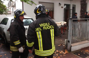 vigili del fuoco pompieri incidente monossido caldaia