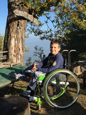 Cristian, di Santarcangelo: la Sma gli è stata diagnosticata a poco più di un anno di età