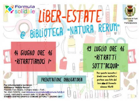 Ritratti sott'acqua: pomeriggio creativo per bambini a Forlì