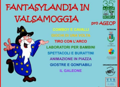 Fantasylandia: in Valsamoggia due giorni di divertimento per AGEOP